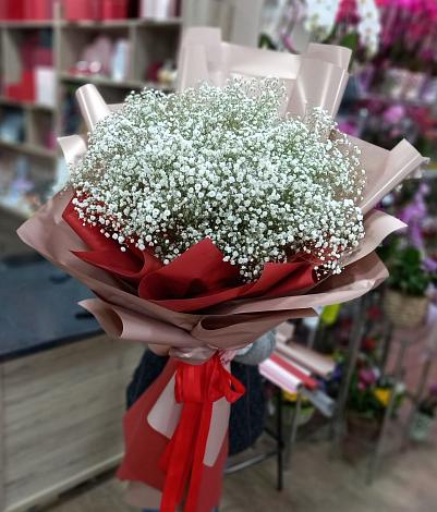 Букет цветов из: Гипсофила в Новый Сад