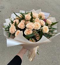 Букет Кремовые розы Латте в Новый Сад
