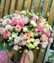 Букет цветов из:  Розы #REPLACE_PRED# Новый Сад