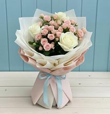 Букет цветов из:  Розы в Новый Сад