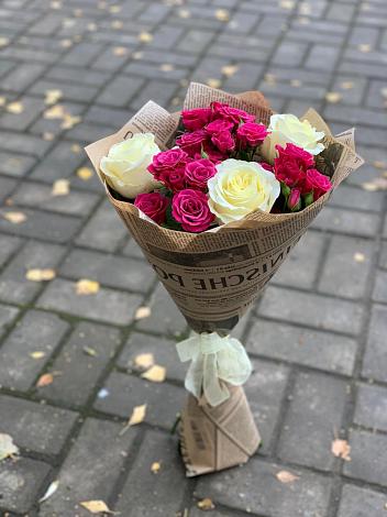Букет цветов из: Розы в Новый Сад